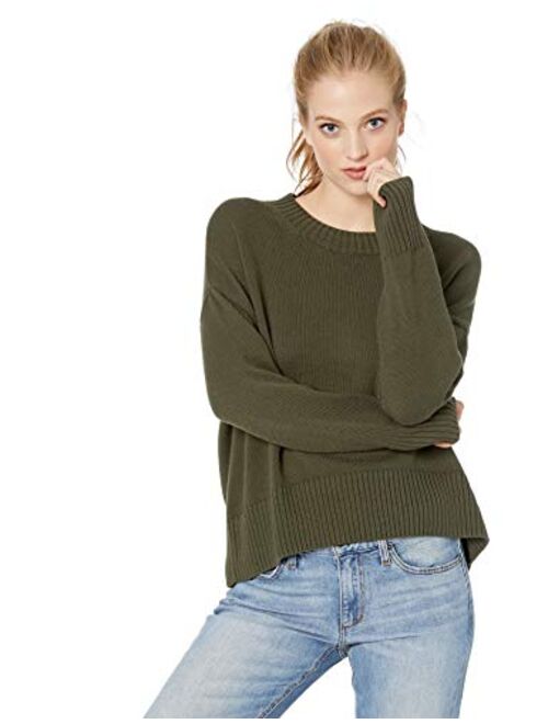 Amazon Brand - Daily Ritual Women's 100% Cotton Boxy Crewneck Pullover Sweater