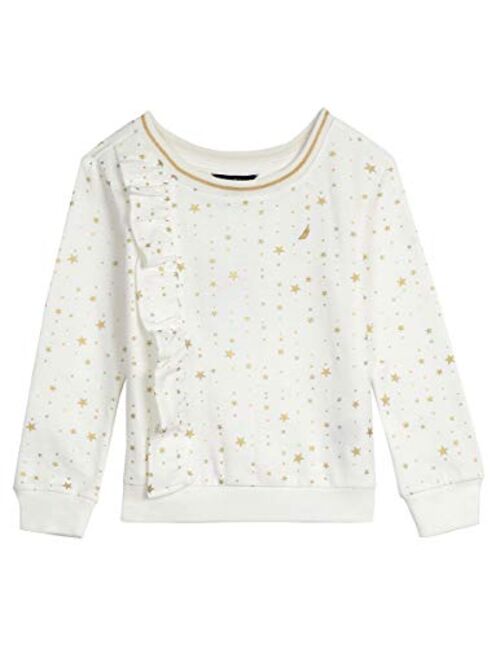 Nautica Girls' Long Sleeve Holiday Fashion Tops