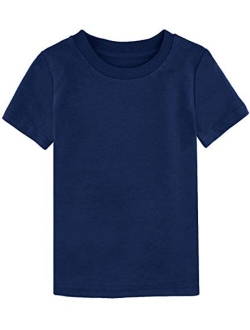 A&J DESIGN Baby & Toddler Heavyweight Cotton Short Sleeve T-Shirts