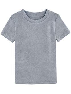 A&J DESIGN Baby & Toddler Heavyweight Cotton Short Sleeve T-Shirts