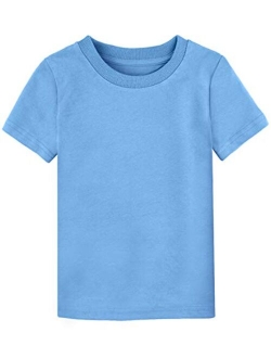 A&J DESIGN Baby & Toddler Heavyweight Cotton Short Sleeve T-Shirts