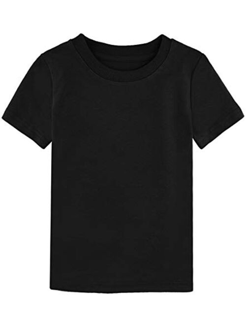 A&J DESIGN Baby & Toddler Heavyweight Cotton Short Sleeve T-Shirts