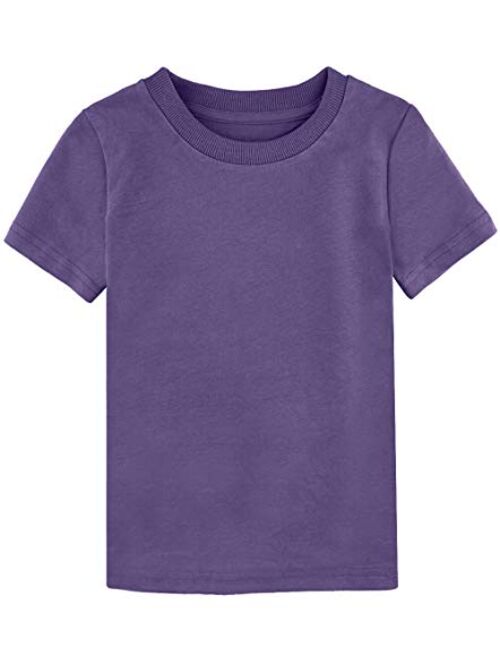 A&J DESIGN Baby & Toddler Heavyweight Cotton Short Sleeve T-Shirts