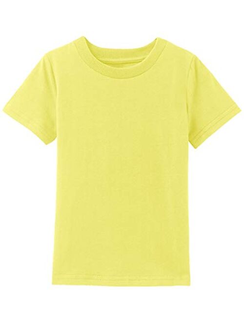 A&J DESIGN Baby & Toddler Heavyweight Cotton Short Sleeve T-Shirts