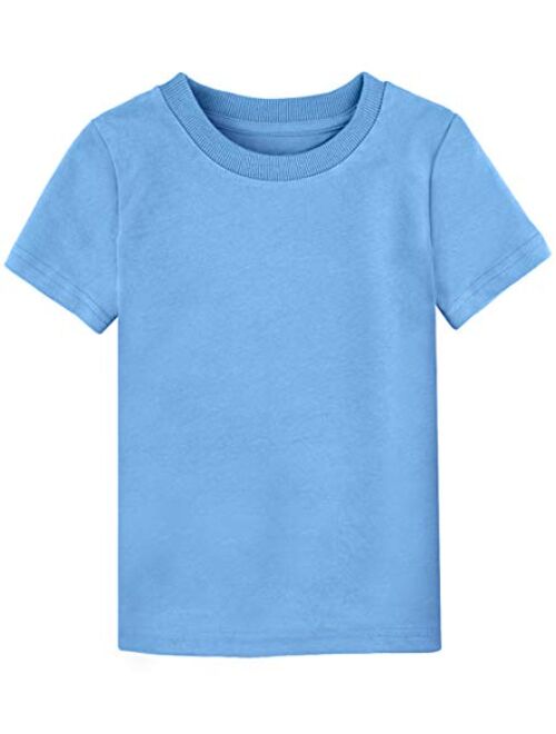 A&J DESIGN Baby & Toddler Heavyweight Cotton Short Sleeve T-Shirts