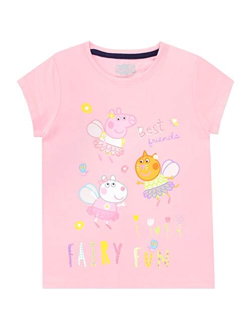 Peppa Pig Girls' T-Shirt Pack of 2