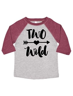 Olive Loves Apple Two Wild 2nd Birthday Girls Shirt for Toddler Girls Second Birthday Outfit