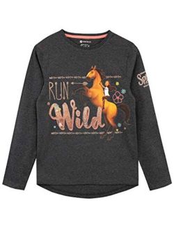 DreamWorks Girls Spirit Riding Free Long Sleeve Top