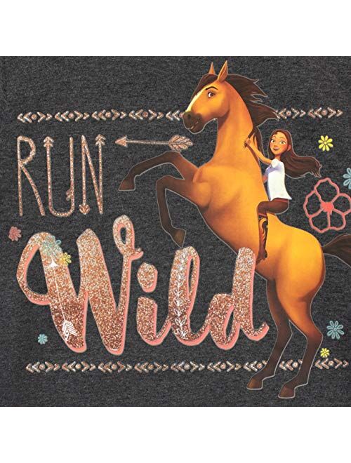 DreamWorks Girls Spirit Riding Free Long Sleeve Top