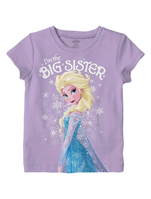 Disney Frozen Elsa I'm The Big Sister Kids T-Shirt