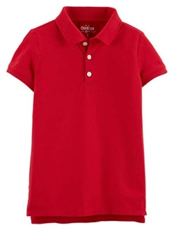 Girls' Short Sleeve Uniform Polo