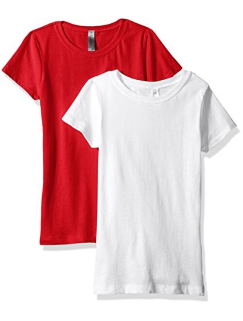 Clementine Girls' Big Everyday T-Shirts Crew 2-Pack