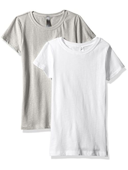 Clementine Girls' Big Everyday T-Shirts Crew 2-Pack