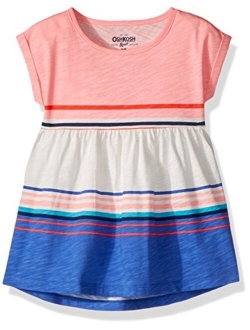 Girls' Short-Sleeve Knit Tunic