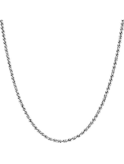 LIFETIME JEWELRY 1mm Rope Chain Necklace 24k Real Gold Plated for Women and Men