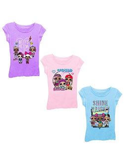 L.O.L. Surprise! Kids' LOL Surprise 3-Pack Short Sleeve T-Shirt Bundle