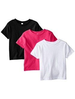 Clementine Apparel Girls' Short Sleeve Basic Tee 3pack