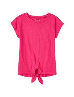 Girls' Tie Front Top