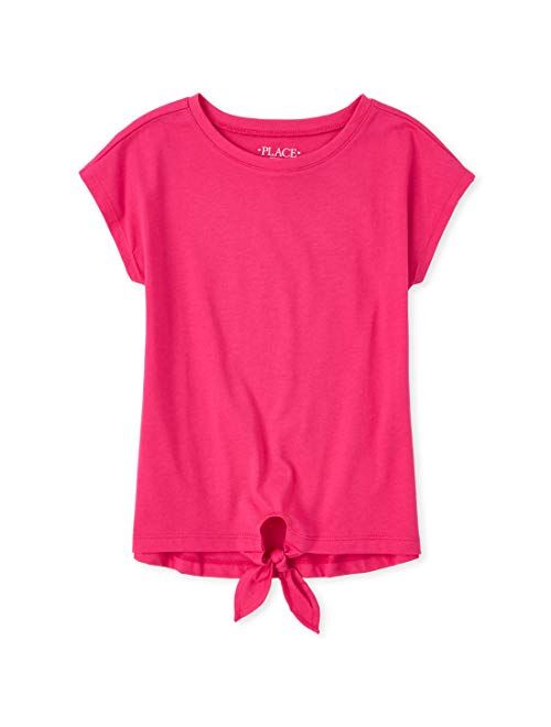 The Children's Place Girls' Tie Front Top