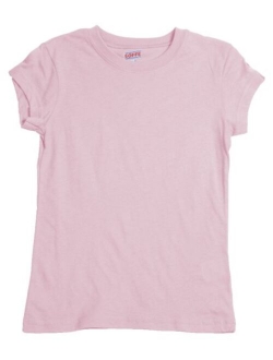 Big Girls' Cotton Tissue Short Sleeve T-Shirt