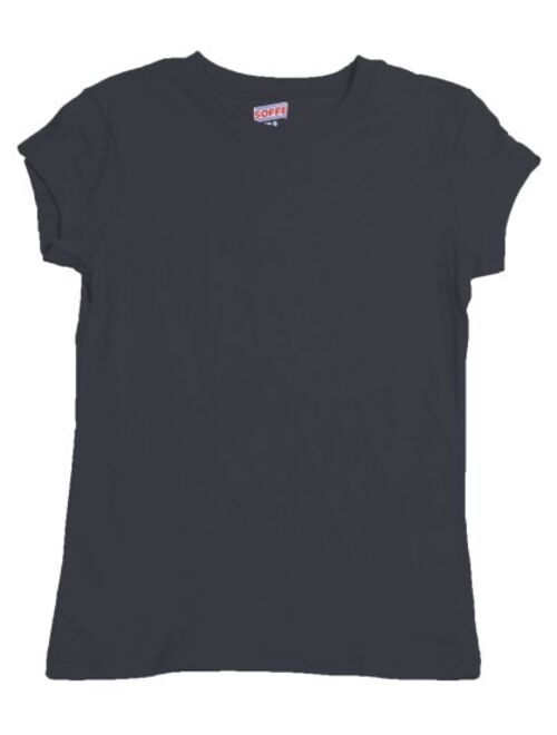 Soffe Big Girls' Cotton Tissue Short Sleeve T-Shirt