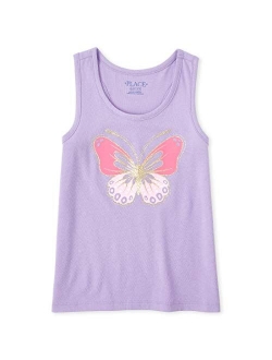 Girls' Mix and Match Glitter Racerback Tank Top