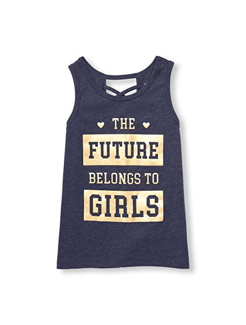 The Children's Place Girls' Graphic Tank Top