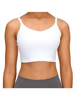 Buy Abrithy Racerback Sports Bra with Removable Cups for Women Running  Fitness Yoga Gym online