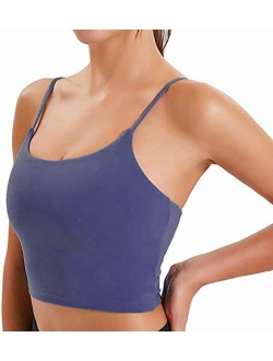 PARPERNA Women Padded Sports Bra Fitness Workout Running Shirts Yoga Tank Top