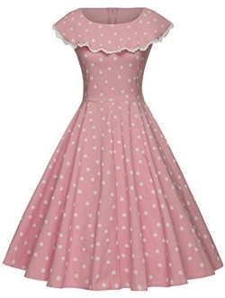 GownTown Vintage Polka Dot Retro Cocktail Prom Dresses 50's 60's Rockabilly Dresses