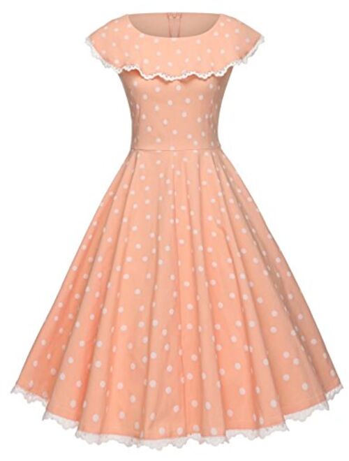 GownTown Vintage Polka Dot Retro Cocktail Prom Dresses 50's 60's Rockabilly Dresses