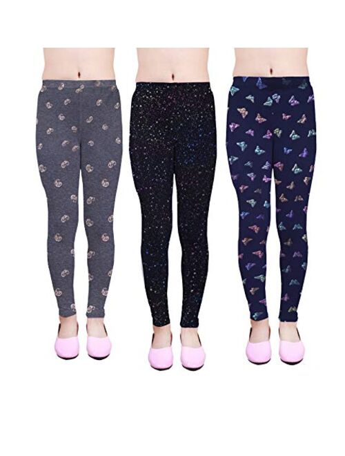 IRELIA Girls Leggings 3 Pack Modal Solid Size 4-16 Spring/Fall