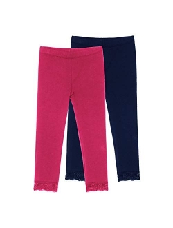 KIDPIK Girls Leggings 3-Pack | Great Basics Everyday Wear