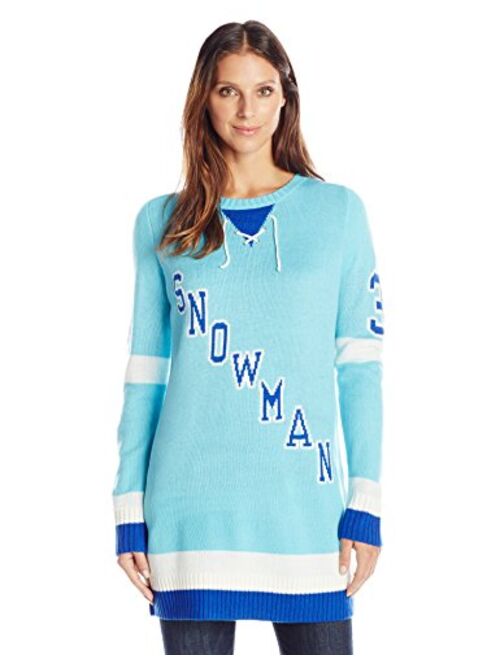 Blizzard Bay Women's Kris Kringle Tunic Hockey Jersey Ugly Christmas Sweater