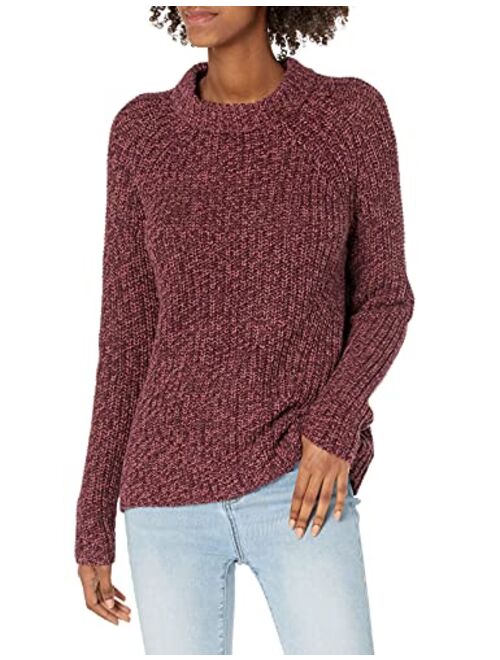 Amazon Brand - Goodthreads Women's Relaxed Fit Cotton Shaker Stitch Mock Neck Sweater