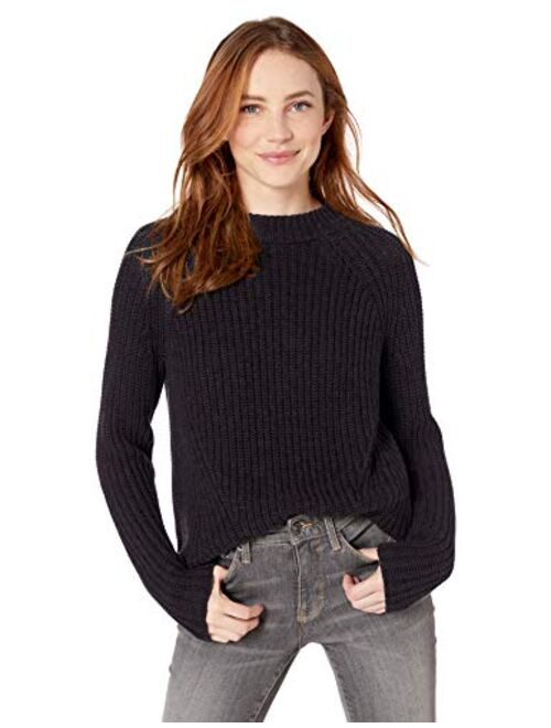 Amazon Brand - Goodthreads Women's Relaxed Fit Cotton Shaker Stitch Mock Neck Sweater