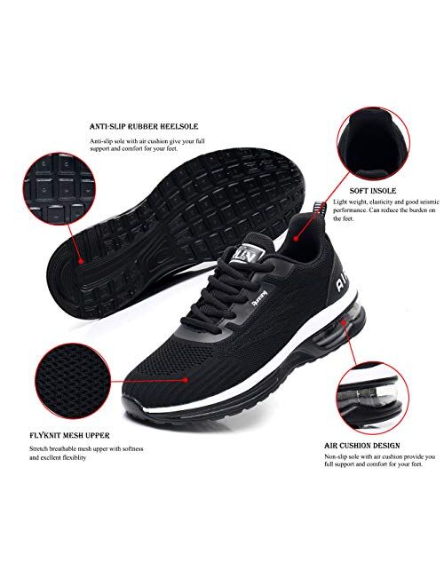 Axcone Lightweight Walking Tennis Athletic Sports Mesh Shoes