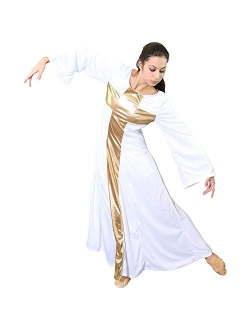 Danzcue Womens Praise Cross Long Dress