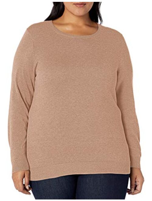 Amazon Essentials Women's Plus Size Long-Sleeve Lightweight Crewneck Sweater