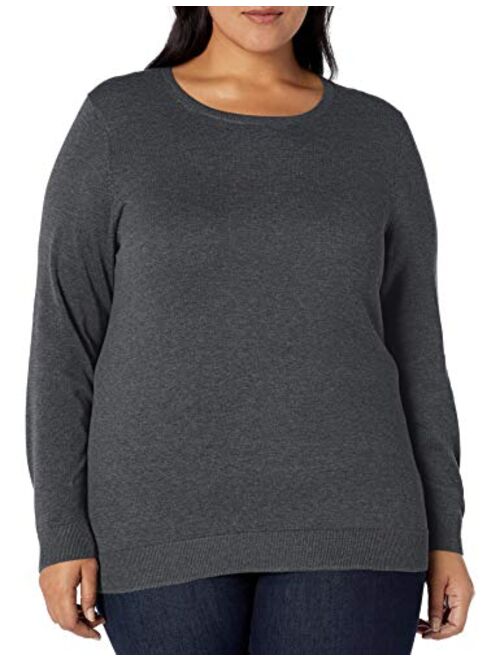 Amazon Essentials Women's Plus Size Long-Sleeve Lightweight Crewneck Sweater