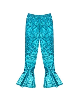 Frogwill Girls Mermaid Scale Leggings Fish Pants 3-11 Years