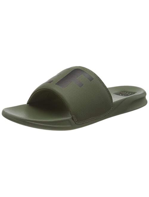 Reef Men's Flip Flop Slide Sandal, Black