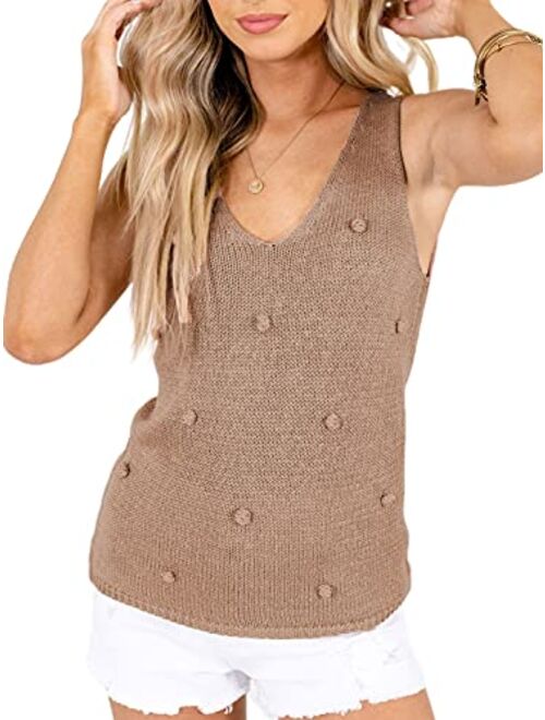 Miessial Women's Crew Neck Lantern Sleeve Sweater Pullover Elegant Knit Jumper Top