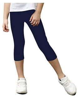 STELLE Girls Active Capri Legging Yoga Pants for Workout Sport Running