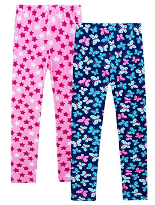 BOOPH Girls Leggings Classic Printed Kids Stretchy Pants