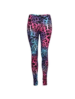 Girls Legging Kids Animal Leopard Print Fashion Stylish Trendy Leggings 5-13 Yrs