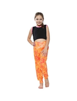 Kids Girls Ali Baba Style Plain Color Fashion Trendy Trouser 2-13 Years