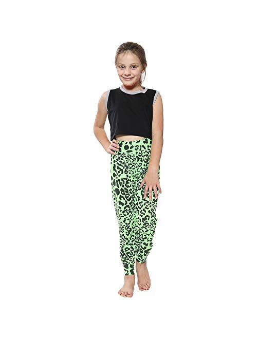 Kids Girls Ali Baba Style Plain Color Fashion Trendy Trouser 2-13 Years