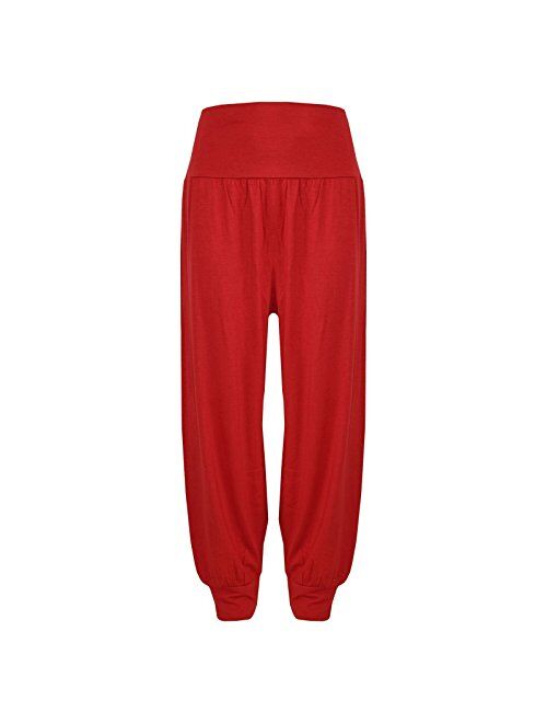 Kids Girls Ali Baba Style Plain Color Fashion Trendy Trouser 2-13 Years