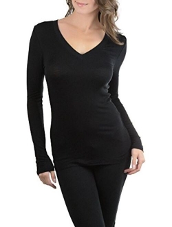 ToBeInStyle Women's V-Neck Long Sleeve Top